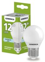 Лампа Софит 12Вт 6500К Е27 G45 Generica