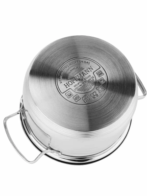 Набор кастрюль НМ 5110 (3,1*5,1*6,5л) нерж