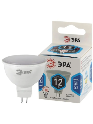 Лампа Эра MR16 12W 4К G5.3