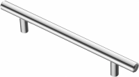 Ручка-рейлинг 128мм R-3020-128 хром
