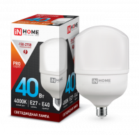 Лампа IN Home 40W 4K Е27/Е40 РRO высокомощ.