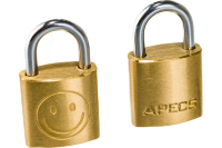 Замки висячие Apecs PDB-20-20-Blister (2Locks+3Keys)