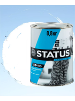 Эмаль ПФ-115 белая 0,8кг "STATUS"