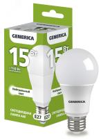 Лампа Софит 15Вт 4К Е27 А60 Generica 1647602