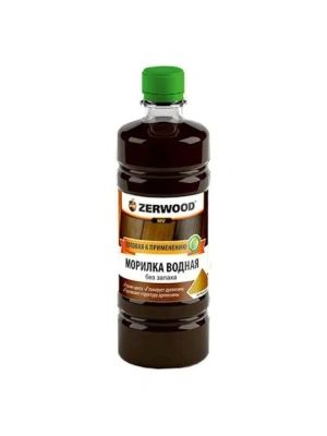 Морилка водная палисандр0,5л "ZERWOOD"