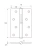 Петля Avers 100*70*2.5-B-АВ-R 2шт Петля Avers 100*70*2.5-B-АВ-R 2шт