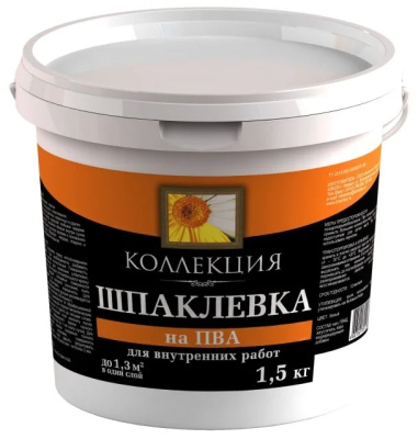Шпаклевка на ПВА 1,5 кг Ижевск