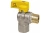 Кран газ шар угловой 1/2" г/ш баб. Кран газ шар угловой 1/2" г/ш баб.