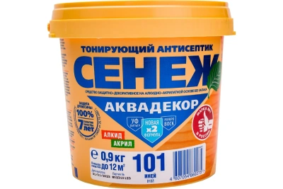 Сенеж Аквадекор Х2- 101 иней 0,9кг