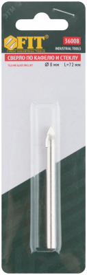 Сверло по кафелю и стеклу 8,0мм 36008