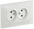 Розетка 2СП б/з в/сборе 10А бел.Brite BR-R20-10-K01-F Розетка 2СП б/з в/сборе 10А бел.Brite BR-R20-10-K01-F