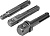 Адаптеры под голов с хвост SDS+посад квадр 1/4",3/8" 3шт 57955