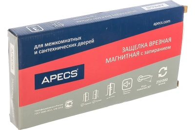 Защелка врезная магнитная Apecs 5300-М-WC-CR