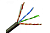 25998 Кабель U/UTP AWG Cat5e CСА PVC 4*2*24 черн/наружн.