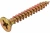 Шуруп желтый цинк 6/45  6шт