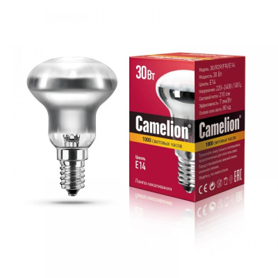 Лампа Camelion R39 30Вт Е14 матов.