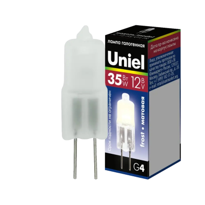 Лампа Uniel JC G4 12V 35W 
