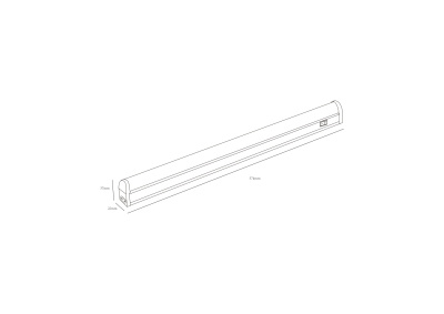 Светильник LLED Эра 01-08W-6500-W