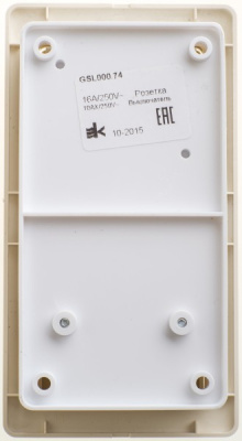 Блок (роз.с/з.штор.+2-кл.выкл.)беж.GSL000274