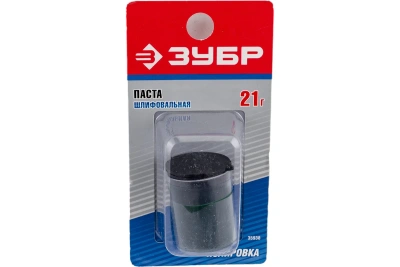 Паста ЗУБР шлифов. в плас.боксе,21г.
