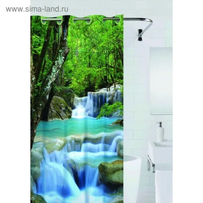 Шторка для ванны Фотопринт 180х200см