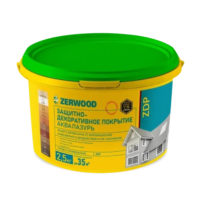 Защита-декор. покр. (сосна) 2,5кг "ZERWOOD" акриловое