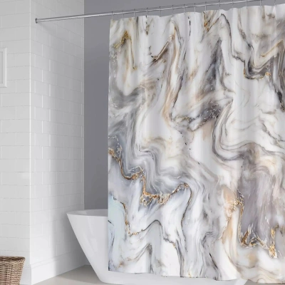 Штора для ванны Marble 180х200см полиэстер 